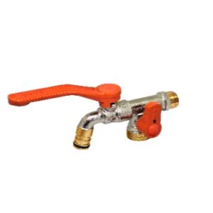 Van tích hợp (Vòi nước + vòi máy giặt) Ren ngoài 1/2"x3/4"|Ø 21 mm x Ø 27 mm|DN 15 x DN 20