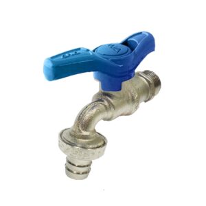 Vòi ANA-1190-241 tay bướm xanh Áp lực: 200 PSI (16 bar) Ren ngoài 1/2"|Ø 21 mm|DN 15