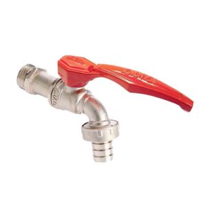 Vòi ANA-1670-220 tay nhôm (ALUMINUM HANDLE) màu Niken Áp lực: 200 PSI (16 bar) Ren ngoài 1/2"|Ø 21 mm|DN 15