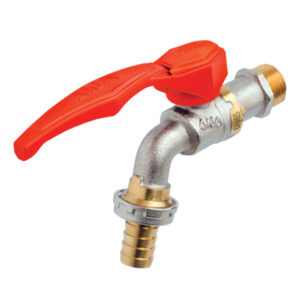 Vòi ANA-1671-250 tay nhôm thân 2 màu (ALUMINUM HANDLE) Ren ngoài 1/2"|Ø 21 mm|DN 15