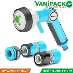 Vòi tưới tay gạt 4 chế độ Ergo Ø 16mm Cellfast - Tây Ban Nha NB-53-540