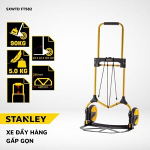 Xe đẩy hàng 2 bánh Stanley FT582 – Tải trọng 90kg.