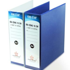 Bìa 2 còng D 10cm xi kiếng A4