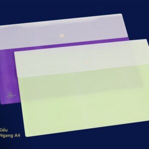 Bìa nút kiểu nắp ngang A4