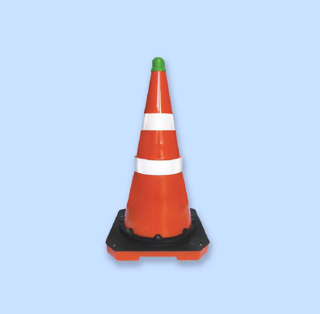 Cọc giao thông nhỏ phản quang trắng GT52