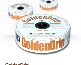 Dây nhỏ giọt Seowon dẹt Golden Drip khoảng cách lỗ 30cm dày o.38mm 500m/cuộn