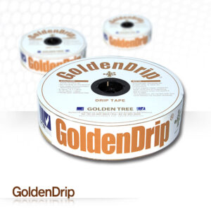 Dây nhỏ giọt Seowon dẹt Golden Drip khoảng cách lỗ 50cm dày o.25mm 1000m/cuộn