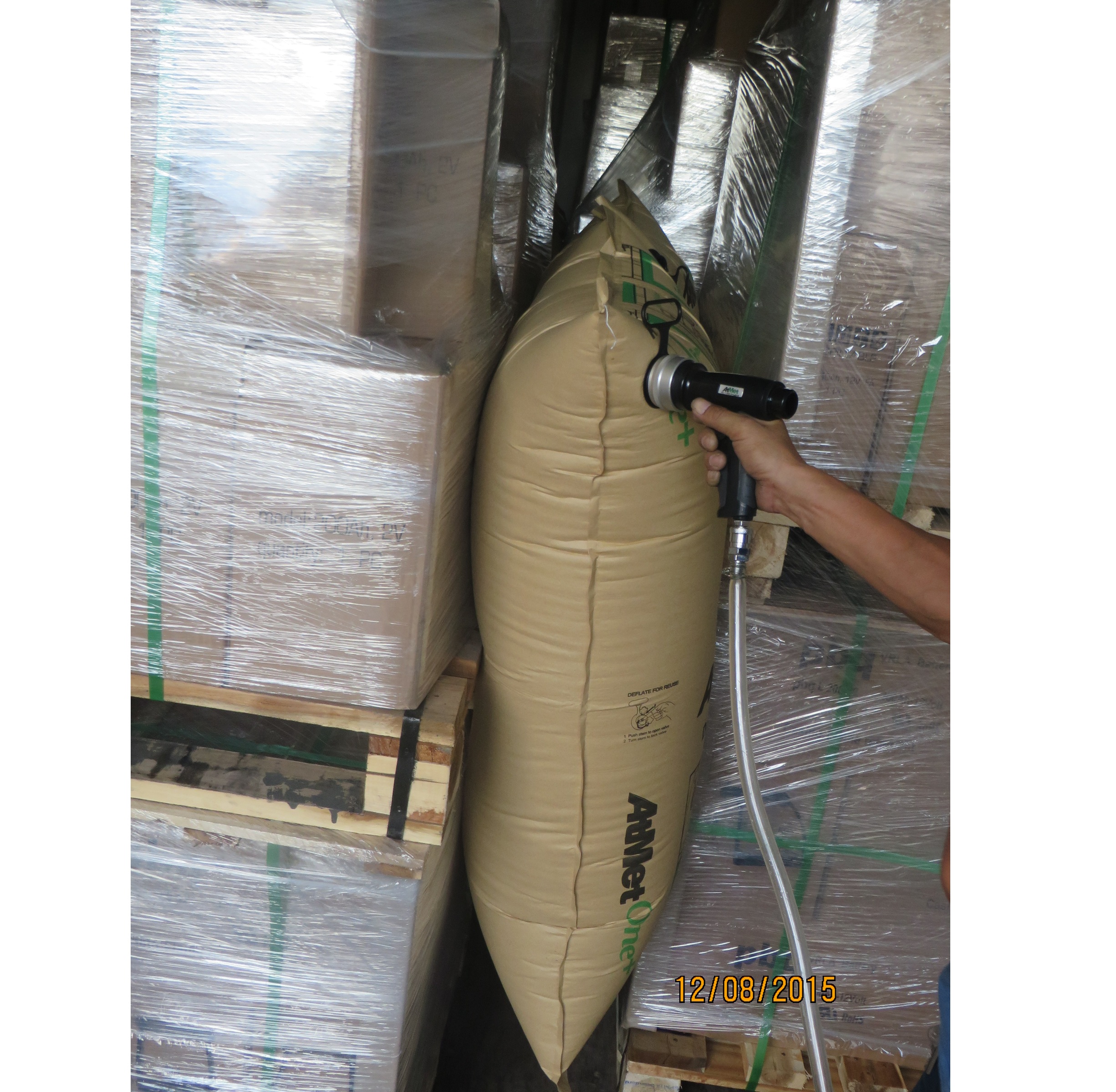 Túi khí chèn hàng 3 lớp 800x1200mm Van lớn AAR 1 - Ảnh 4