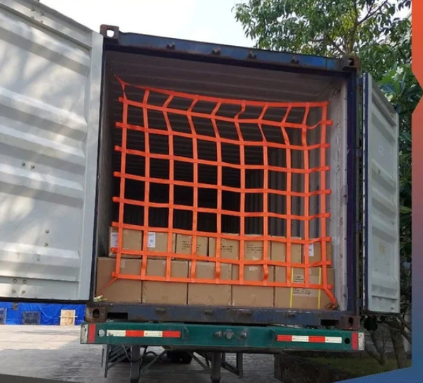 Lưới chắn container dây polyester mắt 30cm - Ảnh 2